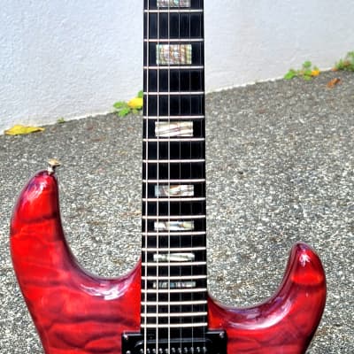 Carvin DC400 Red Quilted Maple w/ OHSC image 4