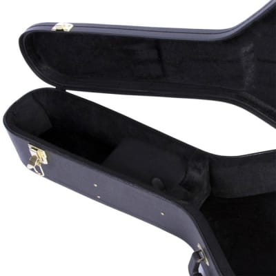 On Stage Hardshell Semi Acoustic Guitar Case ~ Black image 2