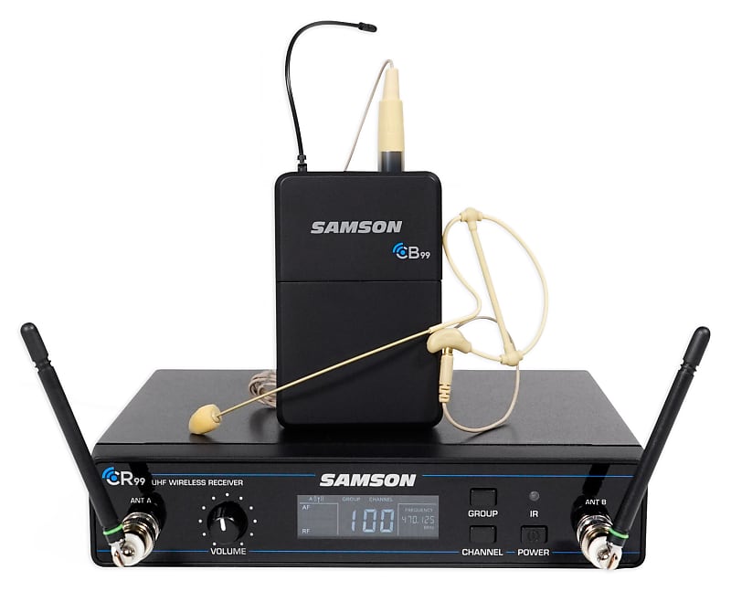 SAMSON Concert 99 Wireless UHF Earset SE10 Condenser Microphone System D-Band image 1