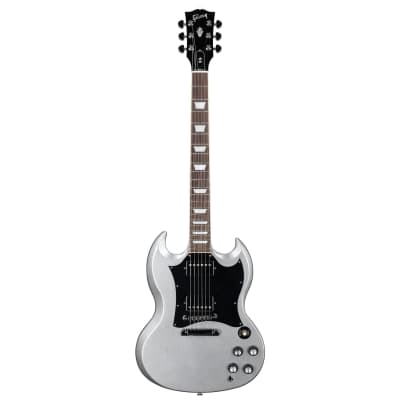 Gibson SG Standard Custom Color Electric Guitar, Silver Mist image 4