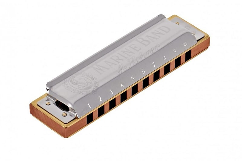 Hohner Marine Band 1896 Harmonica Key of E Reverb