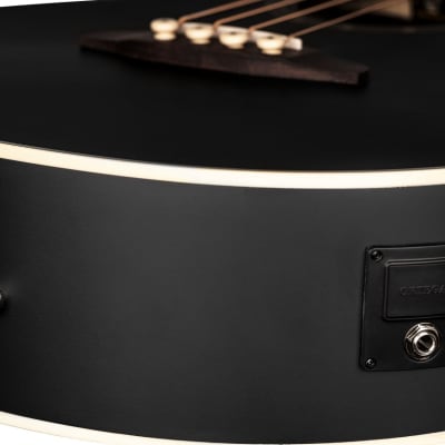 ORTEGA D7CE-SBK-4 Acoustic Bass 4-Str. ortega Cutaway, Mahagoni/Fichte image 4