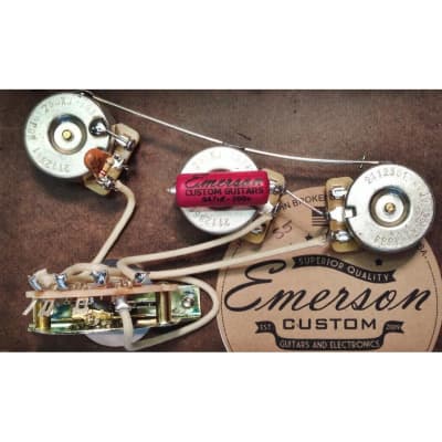 Emerson Custom S5-250K Strat 5-Way Pre-Wired Kit image 1