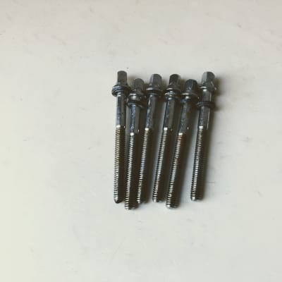 Genuine Ludwig Vintage (6) Tension Rods 1970's Really Nice Condition Chicago USA #5 image 1