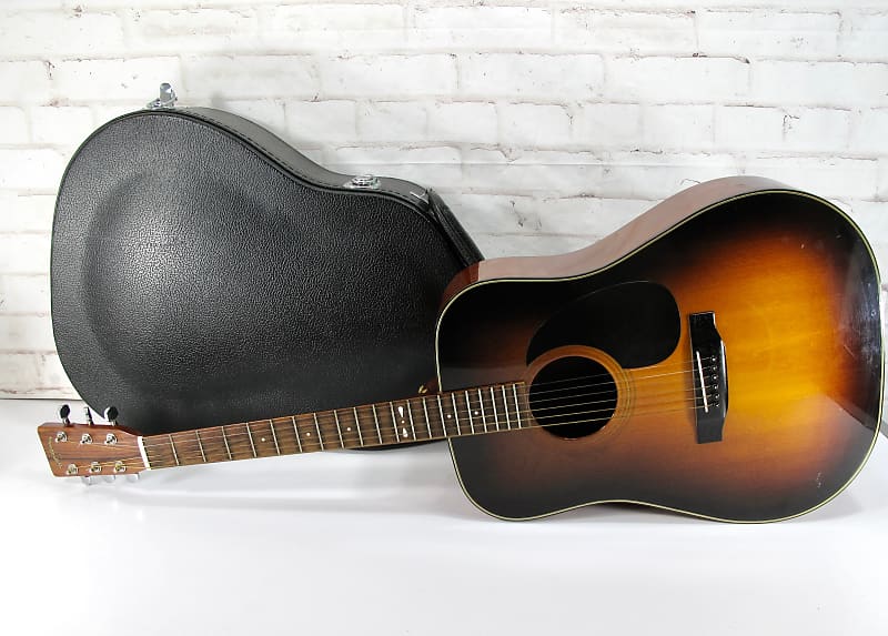 Sigma DM-4 S by C.F. Martin Acoustic Sunburst Guitar Korea w/hard case image 1