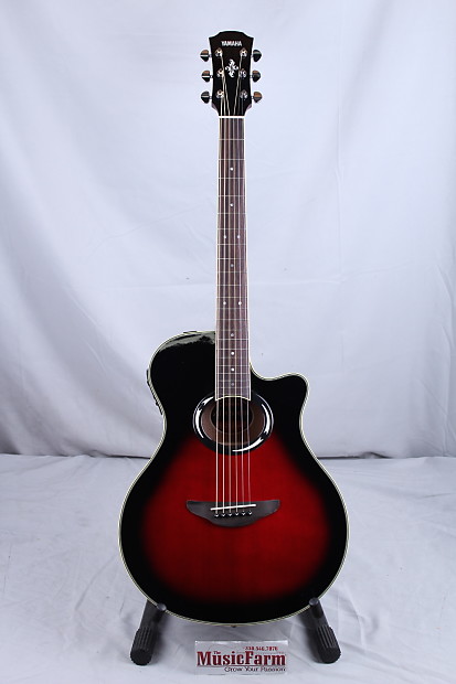 Yamaha APX 500 Thinline Acoustic Electric Guitar Dusk Sun