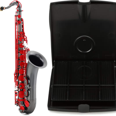 Growling Sax Red Lava Gen 2 Alto Saxophone - Satin Black with Red Keys