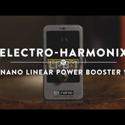 Electro Harmonix LPB-1 Power Booster Effects Pedal Boost for Guitar image 3