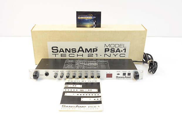 Tech 21 SansAmp PSA-1 Rackmount Preamp In Box