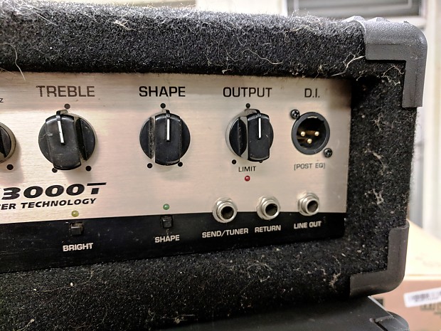 Behringer BX3000T Ultrabass 300w Bass Head, 5 Band EQ