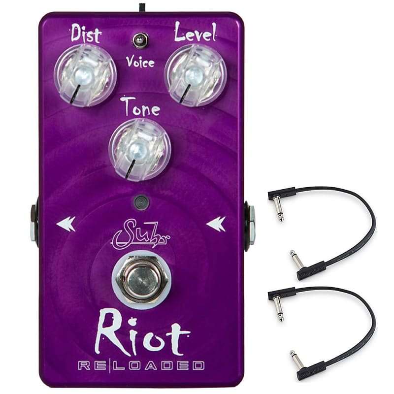 Suhr Riot Reloaded Distortion Overdrive Guitar Effects Pedal w/ (2) Flat Patch image 1