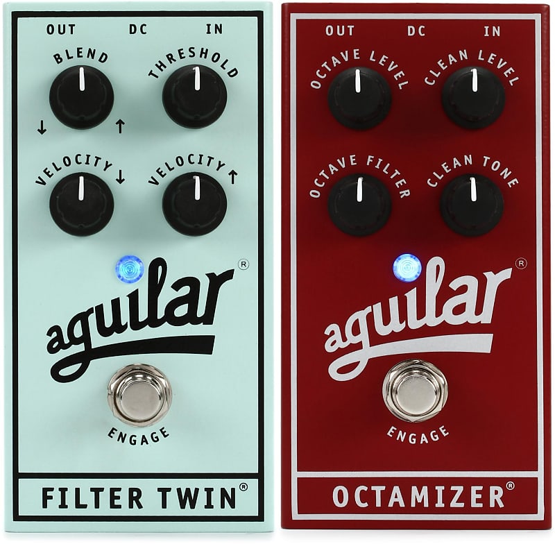 Aguilar Filter Twin Dual Bass Envelope Filter Pedal Bundle with Aguilar  Octamizer Analog Bass Octave Pedal | Reverb