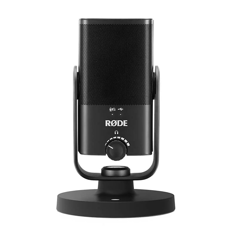 RODE NT-USB Mini USB Desktop Condenser Microphone Black image 1