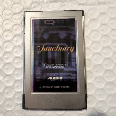 Alesis Q Card Sanctuary -RARE -PCMCIA Card for QS Series, QSR, S4 / Plus, QS6, QS7, QS8