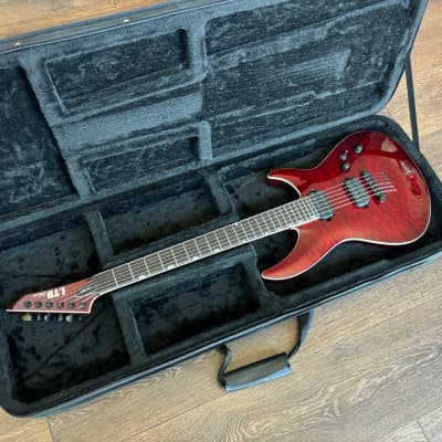 ESP LTD H3-1000 QM See Thru Black Cherry image 9