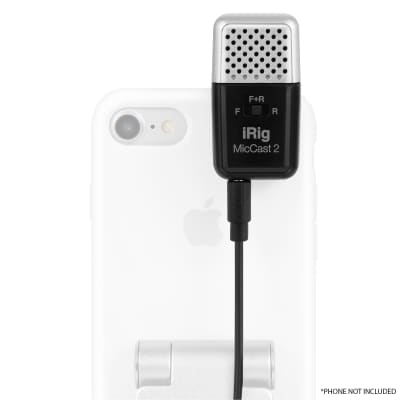 IK Multimedia iRig Mic Cast 2 Mobile Device Podcasting Microphone image 3