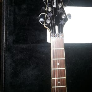 Ibanez Iceman Black with silver Stars image 5