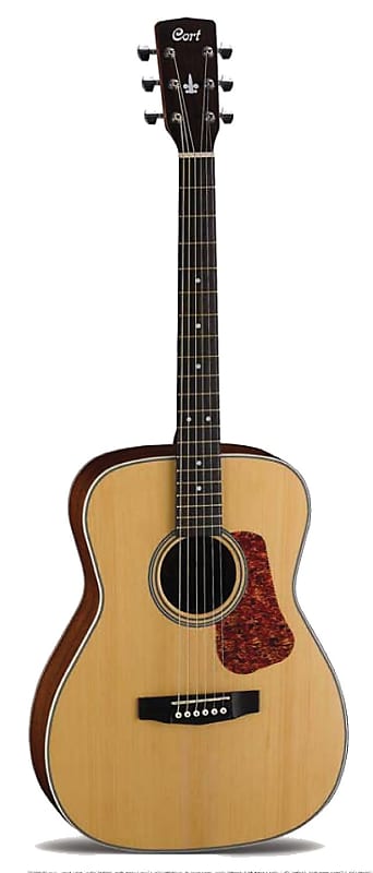 Cort L100C Concert Acoustic Guitar, Natural Satin image 1