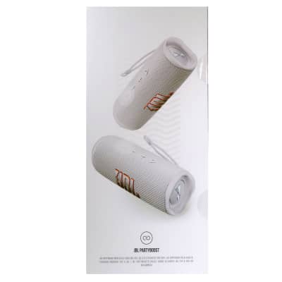 JBL Flip 6 Portable Waterproof Bluetooth Speaker (White) image 7