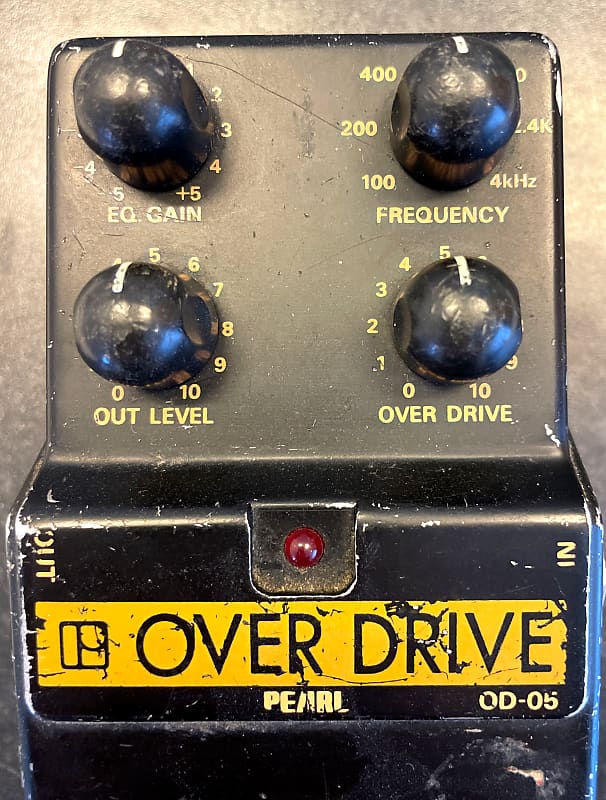 Pearl Overdrive OD-05 1980 - 85 - Black & Gold | Reverb