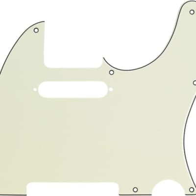 Fender Pickguard Telecaster  8-Hole Mount Mint Green 3-Ply image 1