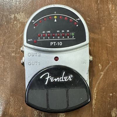 Fender PT-10 Tuner 2000s - Silver for sale