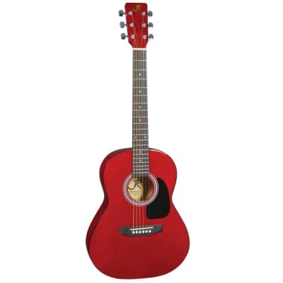 J. Reynolds 3/4 size guitar Transparent Red for sale