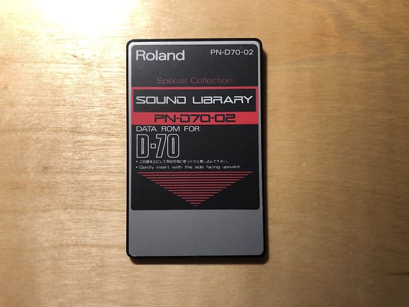 Roland D-70 Special Collection PN-D70-02 ROM Card - Ultra Rare