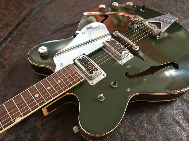 GRETSCH 6104 Green Rally 1968 | Reverb