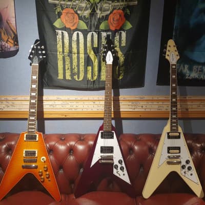 ESP Edwards Custom Flying V Artist Owned by FAMOUS guitarist, metal producer Andy Sneap! image 11