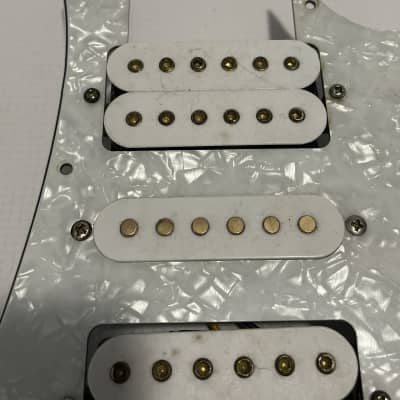 2000's Ibanez RG Series Style Guitar Loaded White Pickguard Set Pickups image 5