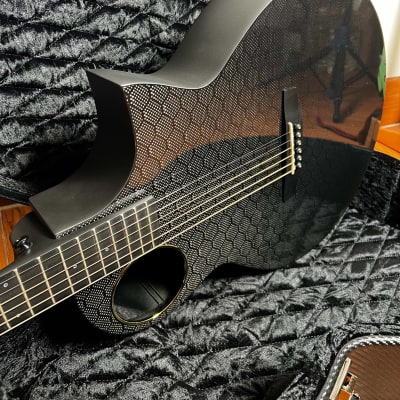 Enya Carbon Fiber Acoustic Electric Guitar X4 Pro 41' with Hard Case image 17
