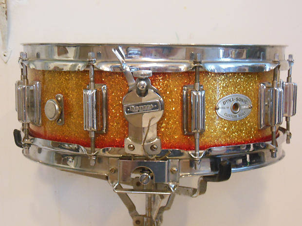 Rogers Dyna-Sonic 5x14" Wood Snare Drum with Beavertail Lugs 1960s image 5