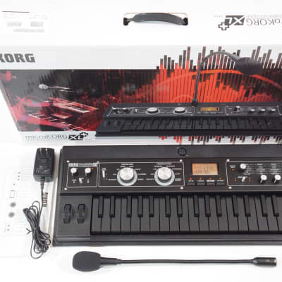 KORG microKORG XL+ BKBK Limited Black Analog Modeling | Reverb
