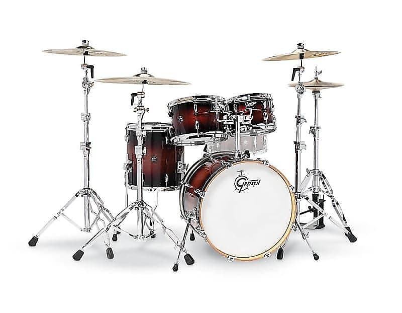 Gretsch RN2-E604-CB 10/12/14/20 Renown Drum Kit Set in Cherry Burst image 1
