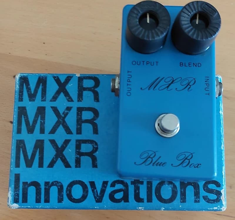 MXR MX-103 Script Blue Box 1973 - 1975 | Reverb