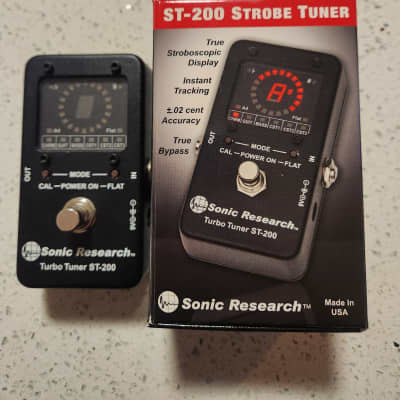 Reverb.com listing, price, conditions, and images for sonic-research-st-200-strobe-tuner