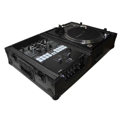 ProX XS-TMC1012WBL Universal Single-Turntable and Mixer Coffin Case (Black) image 1