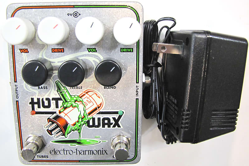 Used Electro-Harmonix EHX Hot Wax Hot Tubes Crayon Dual Overdrive Effect Pedal! image 1