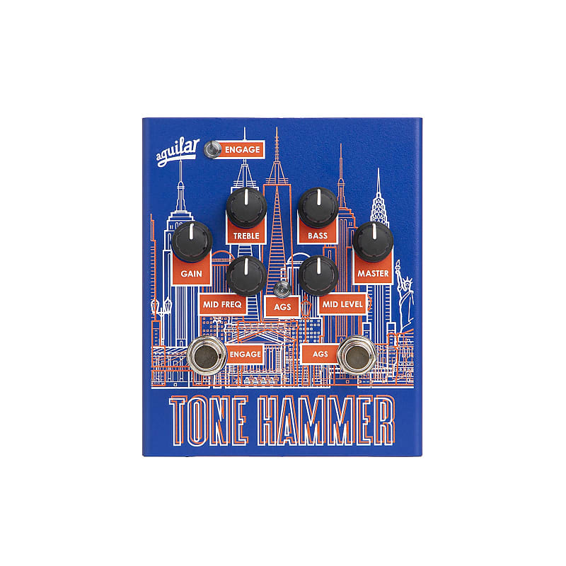 AGUILAR Tone Hammer LTD Edition Pre-Amp DI NYC Skyline | Reverb