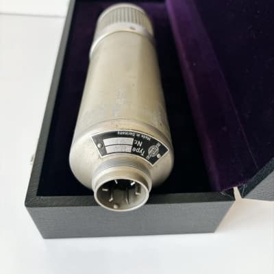 Vintage Telefunken U47 short body mic system including original K47 capsule, VF14 tube. Comes with Neumann swivel mount cable, grosser NG psu and u47 replica mic box. Wav files available image 10