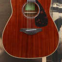 Yamaha FG850 Solid Top Folk Acoustic Guitar - Natural Mahogany