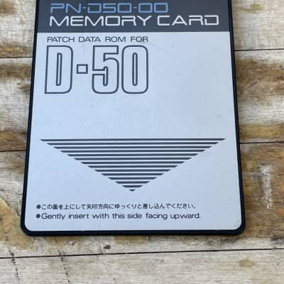 Vintage Roland D-50 Memory Card 80s