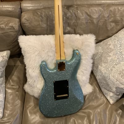 Fender Crazy Rare-Custom Shop  7 String Stratocaster 'Alex Gregory' Blue Sparkle image 7