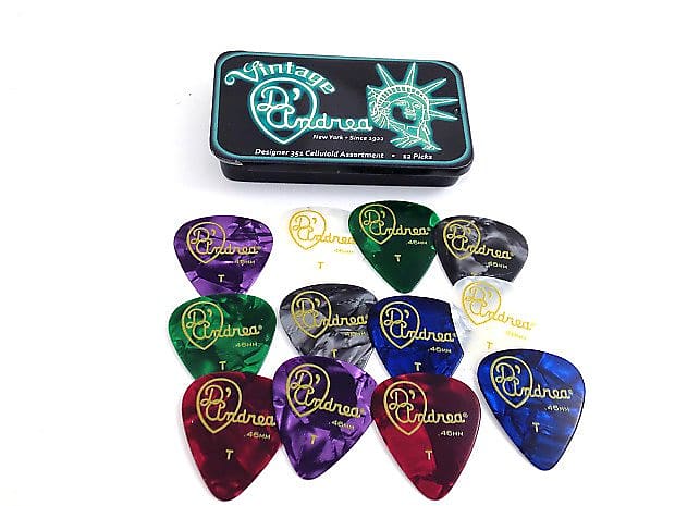 D'Andrea Guitar Picks | Designer Series | Pick Tin | 12