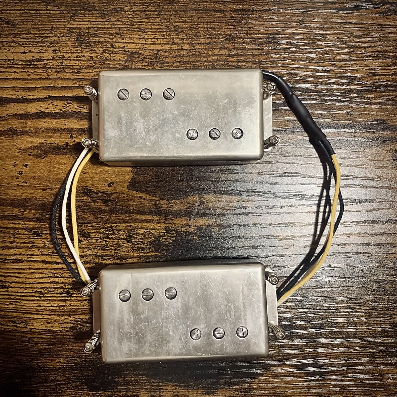 Lindy Fralin Wide Range Humbucker Set Raw Nickel | Reverb