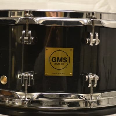 GMS 6.5x14" Black Lacquer Snare Drum image 1