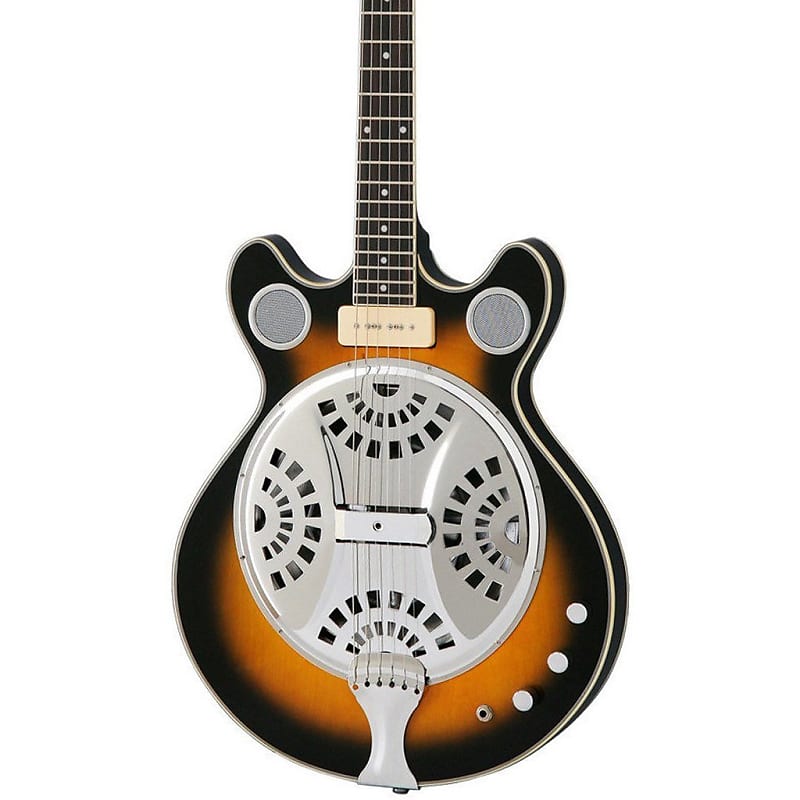 Eastwood Guitars Delta 6 - Sunburst - Electric Resonator Guitar - Vintage Mosrite Californian Tribute - NEW! image 1