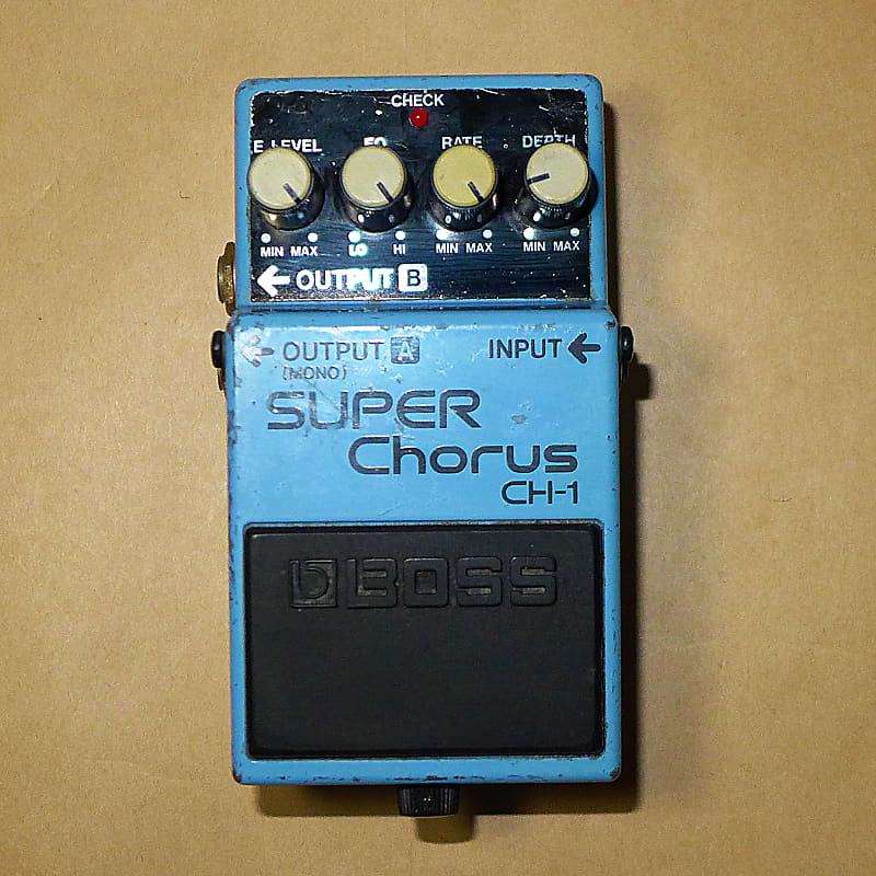 Boss CH-1 Super Chorus (Blue or Pink Label) Analog MN3007 BBD image 1