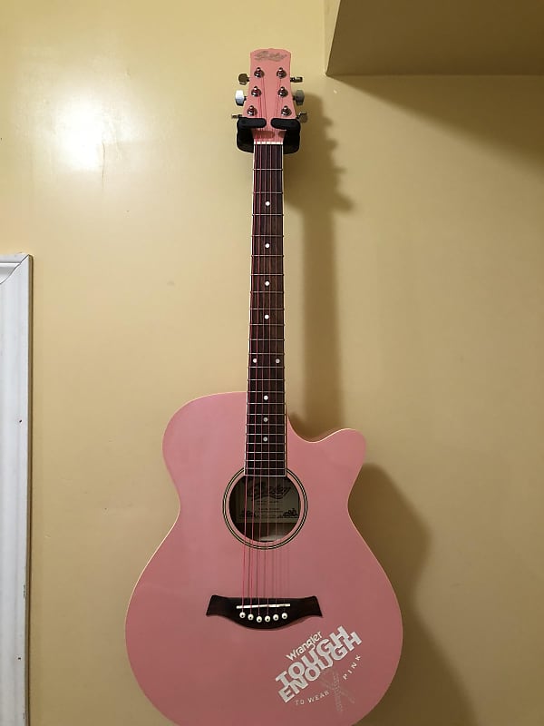 used Copley Pink Acoustic Guitar Reverb Canada